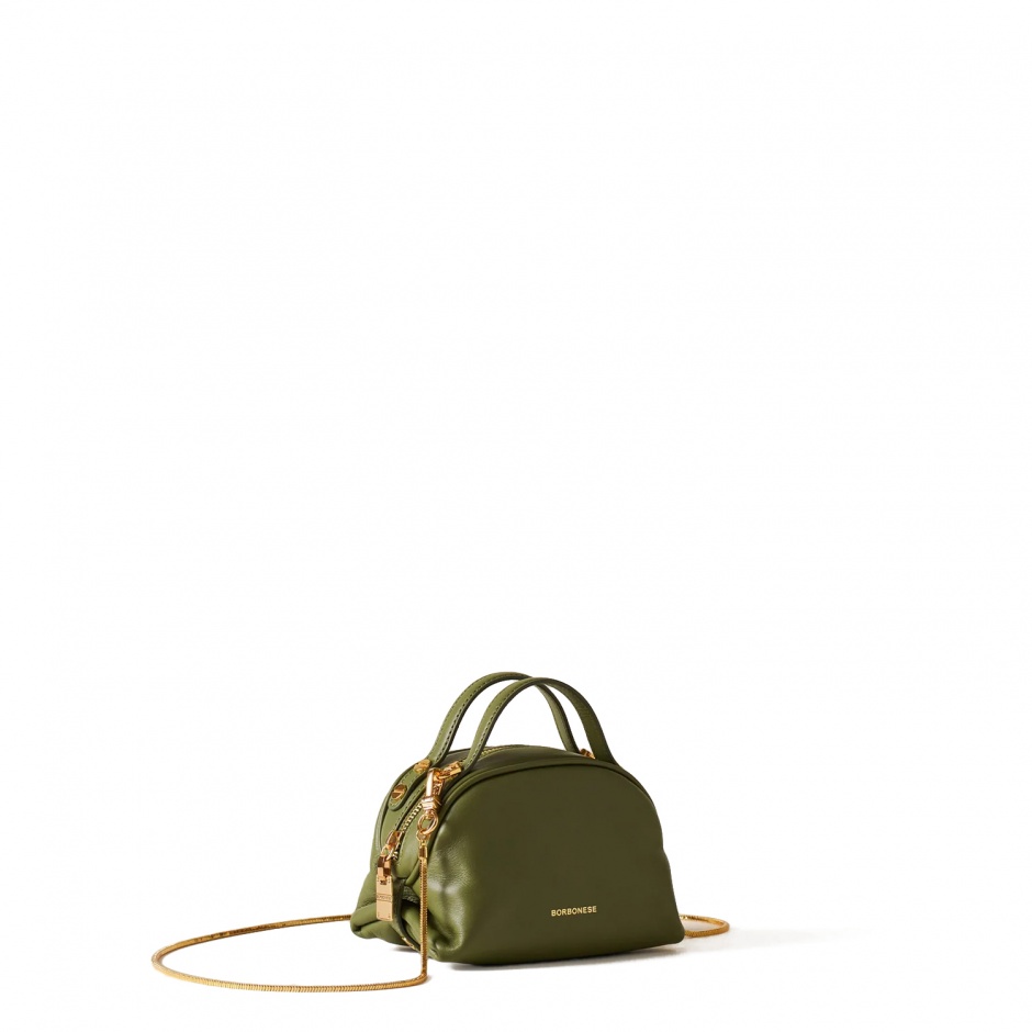 BORBONESE Poșetă damă verde BOWLER - vezi 2