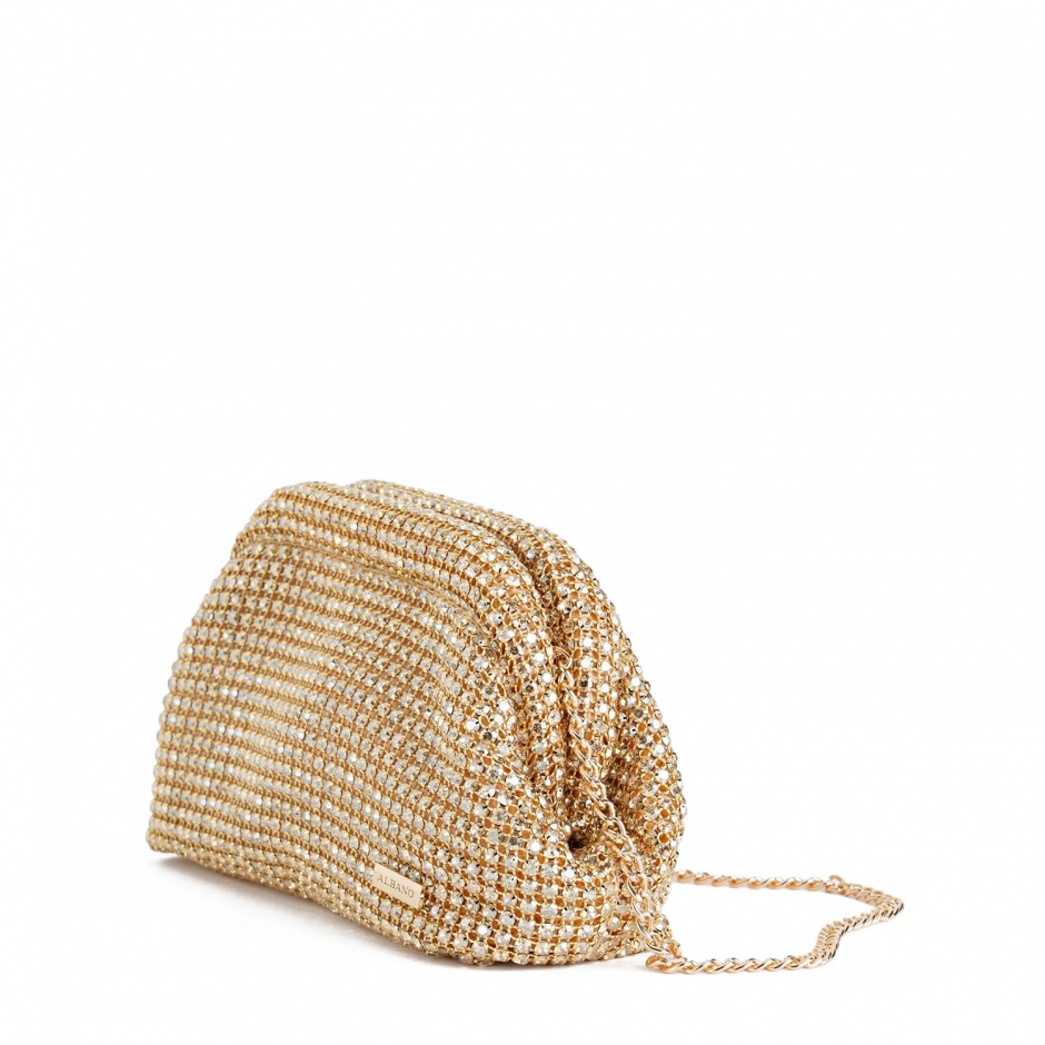 Albano Geantă damă aurie cu pietre - vezi 2