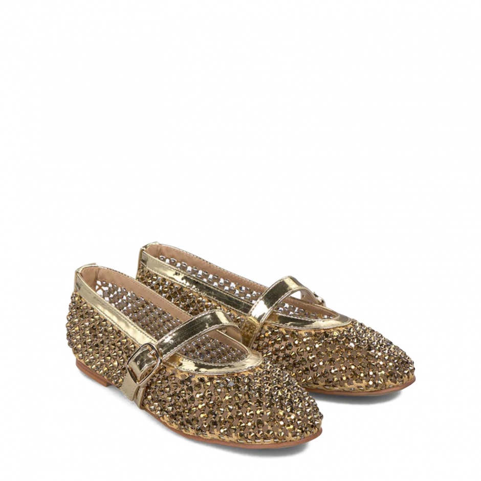 Alma En Pena Balerini damă aurii cu pietre - vezi 2