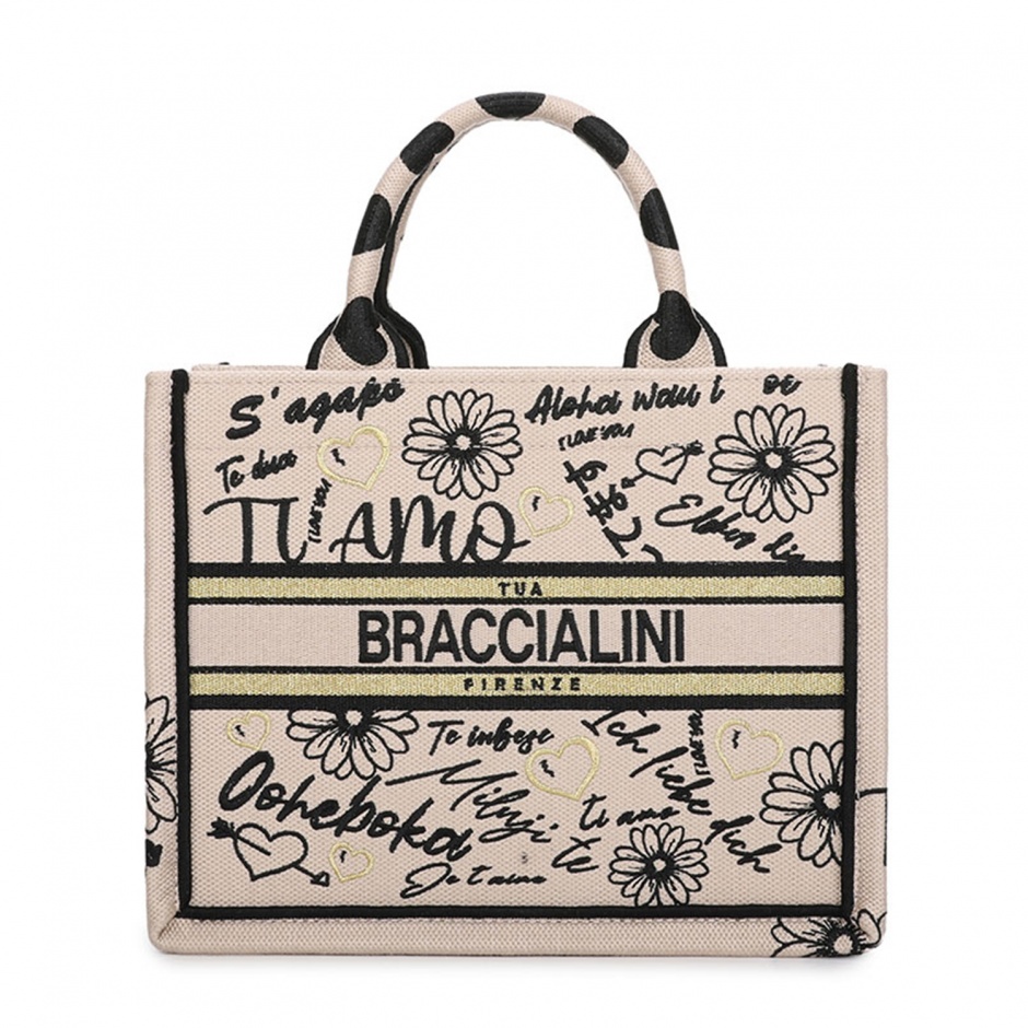 Braccialini Geantă de damă bej Queen - vezi 1