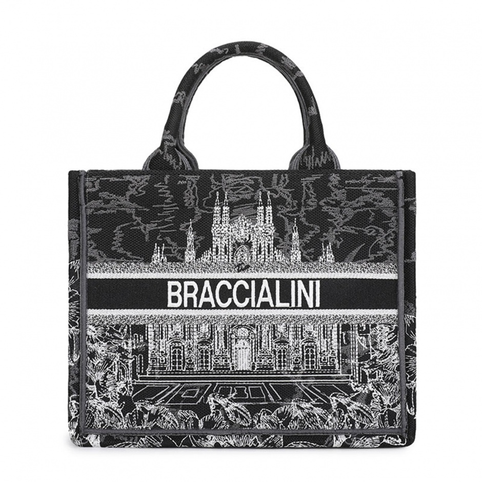 Braccialini Geantă de damă neagră Queen - vezi 1