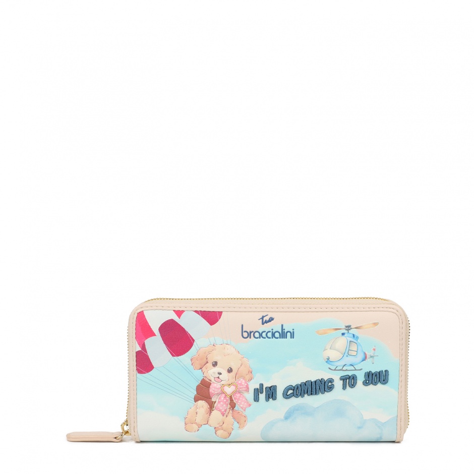 Braccialini Portofel damă bej I’m coming to you - vezi 1 - Pepina.ro Braccialini Portofel damă bej I’m coming to you - vezi 1