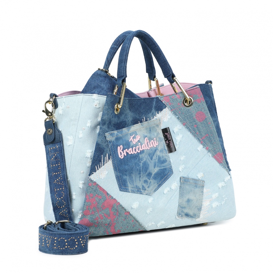 Braccialini Geantă damă din denim Amy Jeans - vezi 2