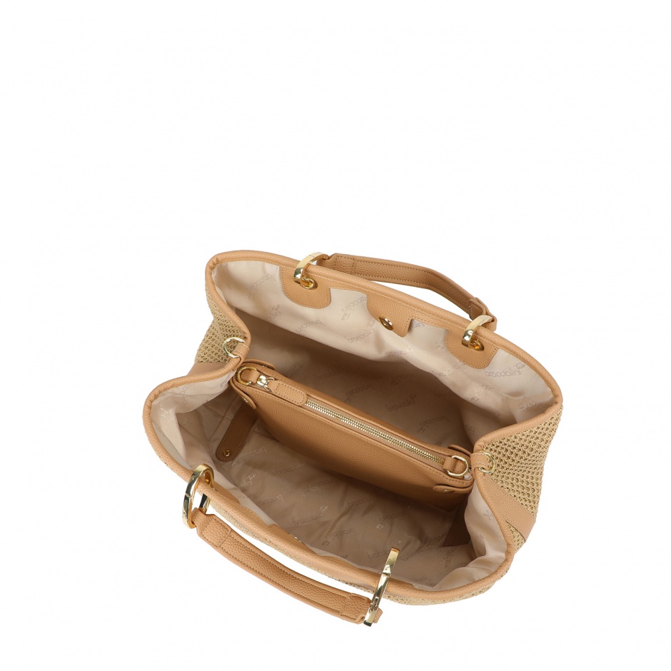 Braccialini Geantă damă bej Beth Tricot - vezi 3