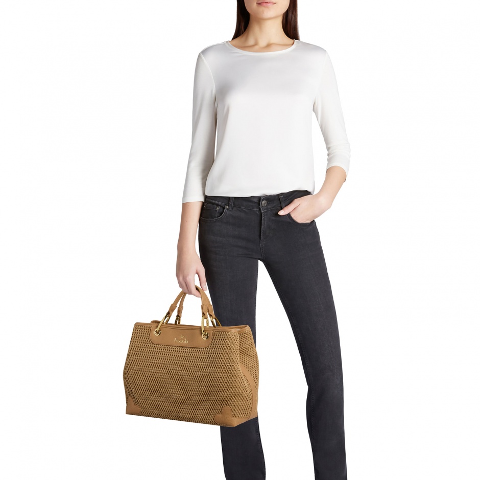 Braccialini Geantă damă bej Beth Tricot - vezi 4