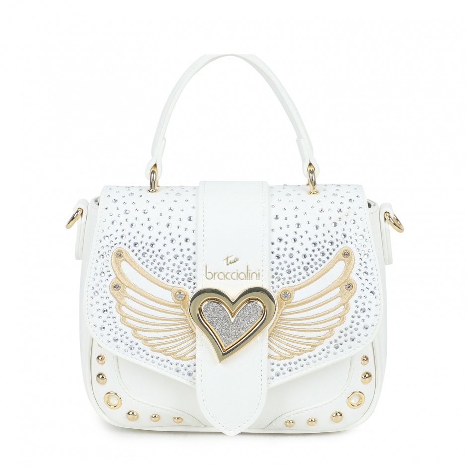 Braccialini Geantă damă albă cu cristale - vezi 1