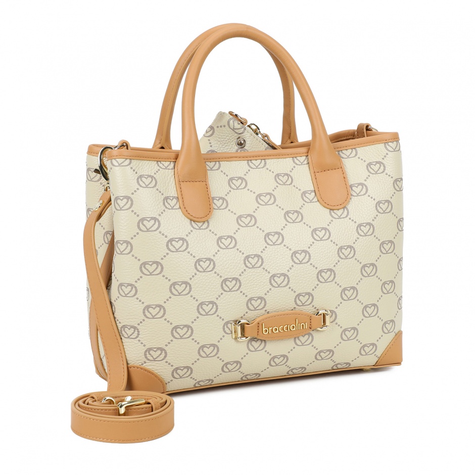 Braccialini Geantă damă bej Monogram - vezi 2 - Pepina.ro Braccialini Geantă damă bej Monogram - vezi 2