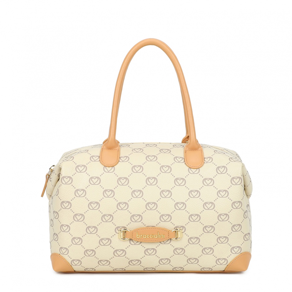 Braccialini Geantă damă bej Monogram - vezi 1 - Pepina.ro Braccialini Geantă damă bej Monogram - vezi 1