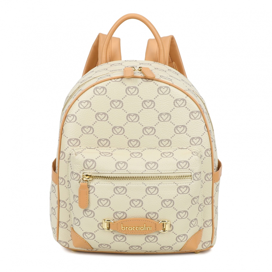 Braccialini Rucsac damă bej Monogram - vezi 1 - Pepina.ro Braccialini Rucsac damă bej Monogram - vezi 1