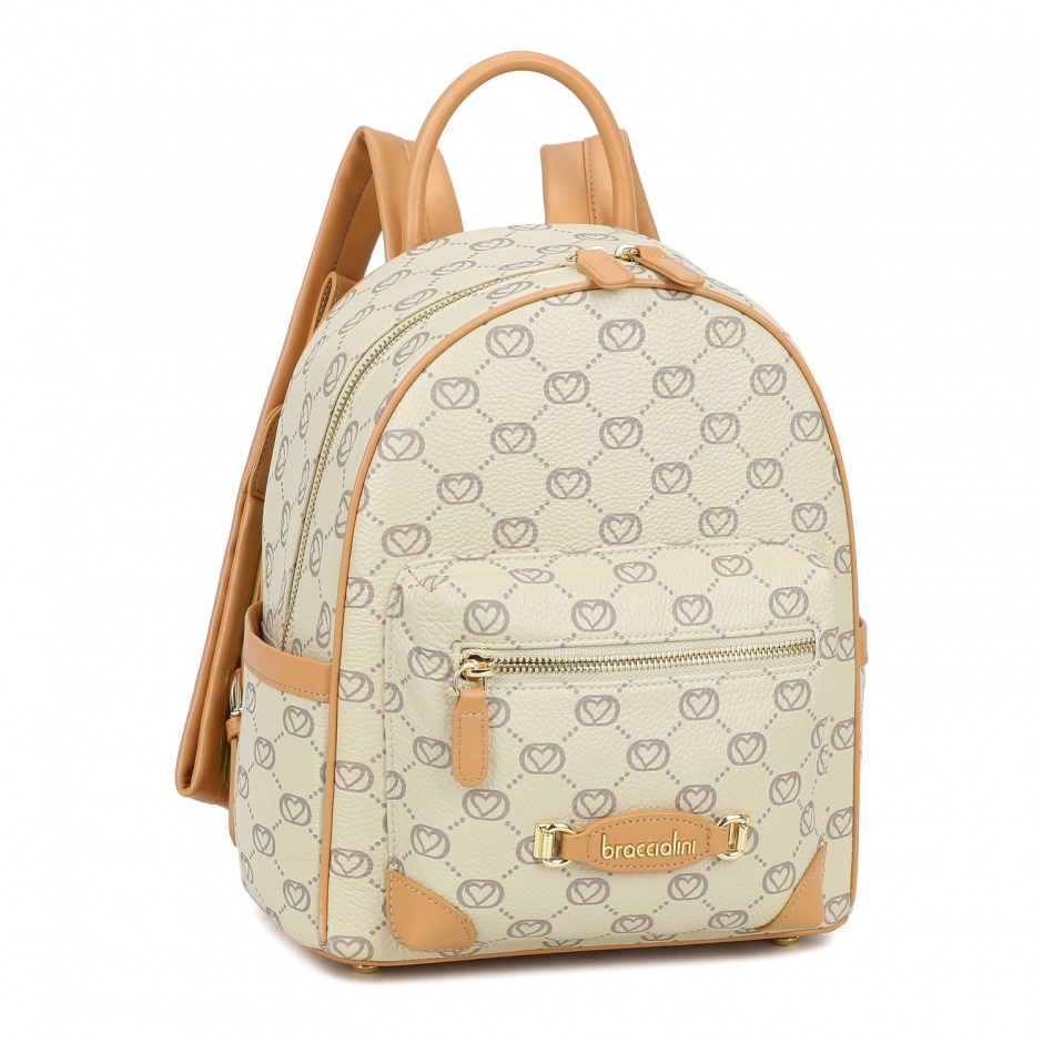 Braccialini Rucsac damă bej Monogram - vezi 2 - Pepina.ro Braccialini Rucsac damă bej Monogram - vezi 2