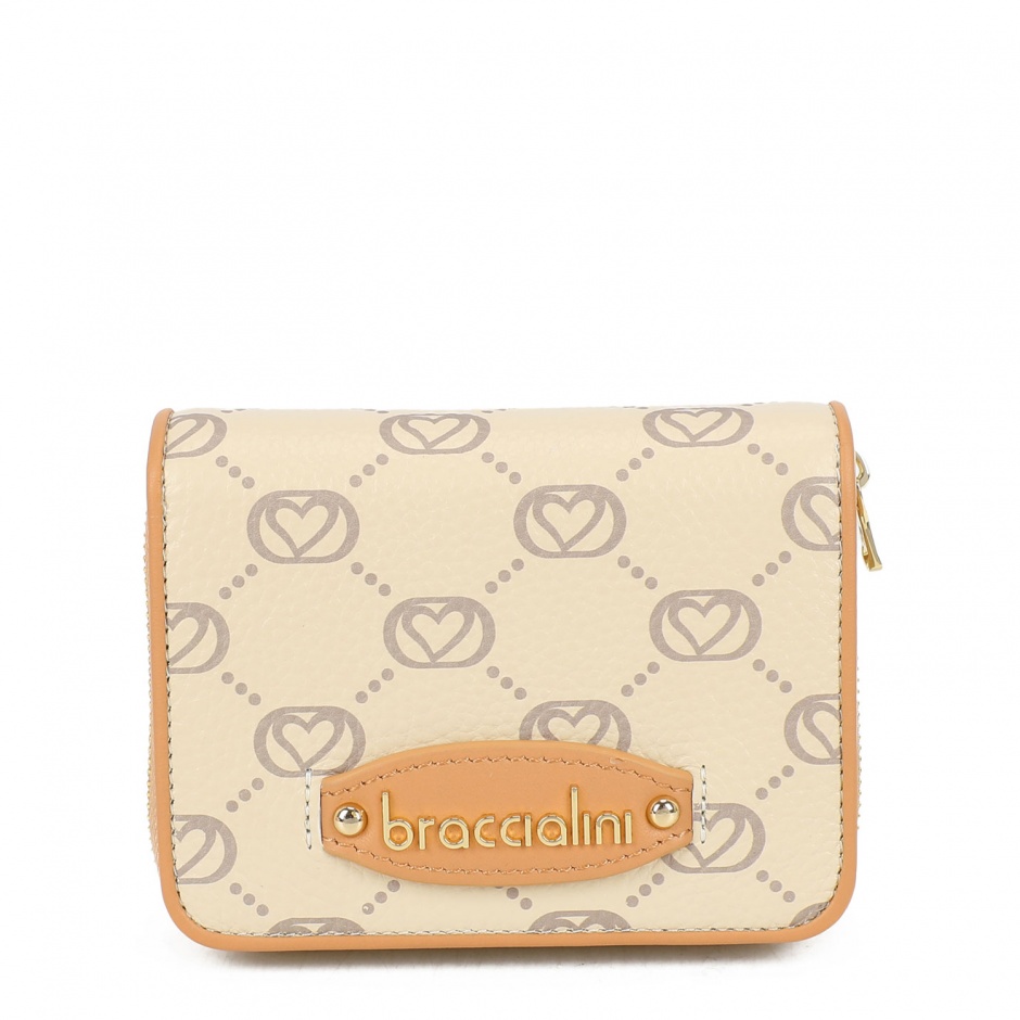 Braccialini Portofel damă bej Monogram - vezi 1 - Pepina.ro Braccialini Portofel damă bej Monogram - vezi 1