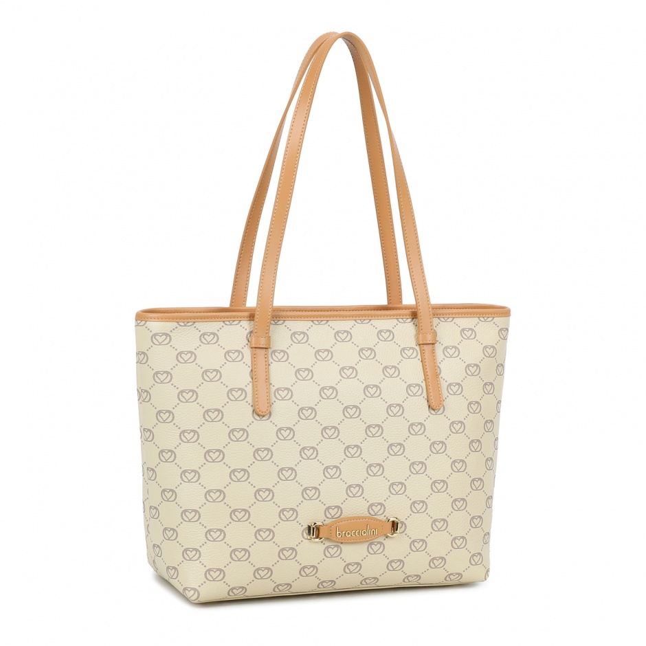 Braccialini Geantă damă bej Monogram - vezi 2 - Pepina.ro Braccialini Geantă damă bej Monogram - vezi 2