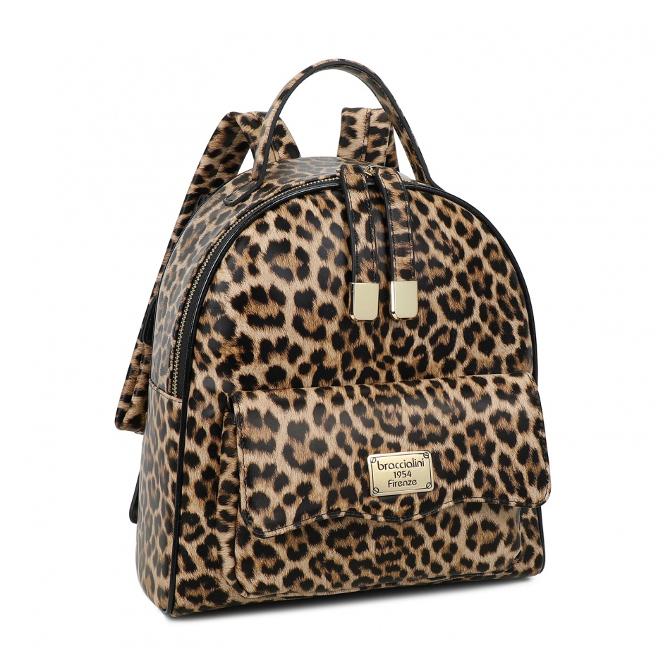 Braccialini Rucsac damă cu imprimeu leopard Sara - vezi 2