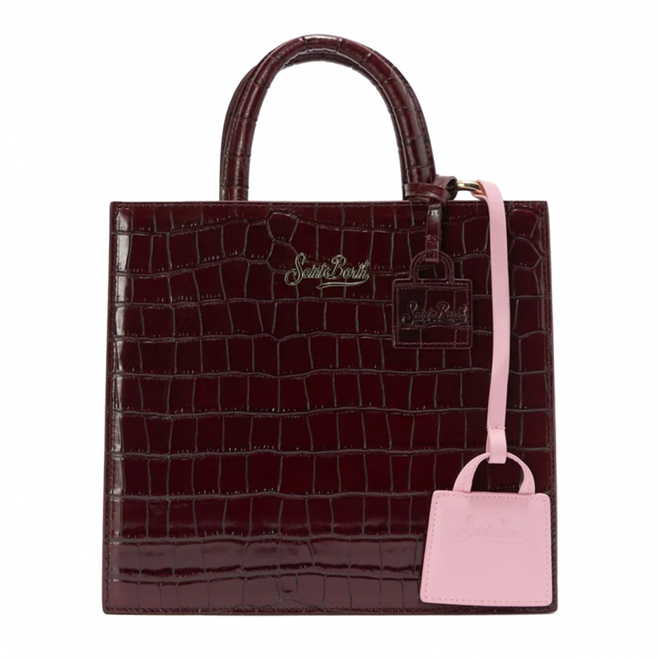 SAINT BARTH Pink leather bag - vezi 2 - Pepina.ro SAINT BARTH Pink leather bag - vezi 2