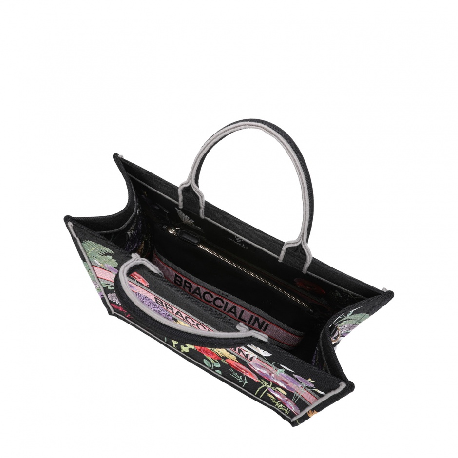 Braccialini Geantă damă cu broderie Queen Floral - vezi 3