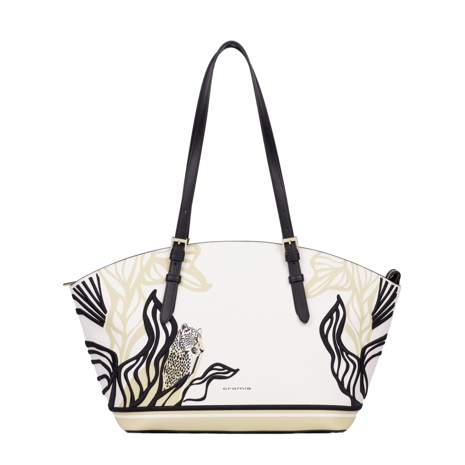 Cromia Geantă damă cu imprimeu Metro Leaf - vezi 1