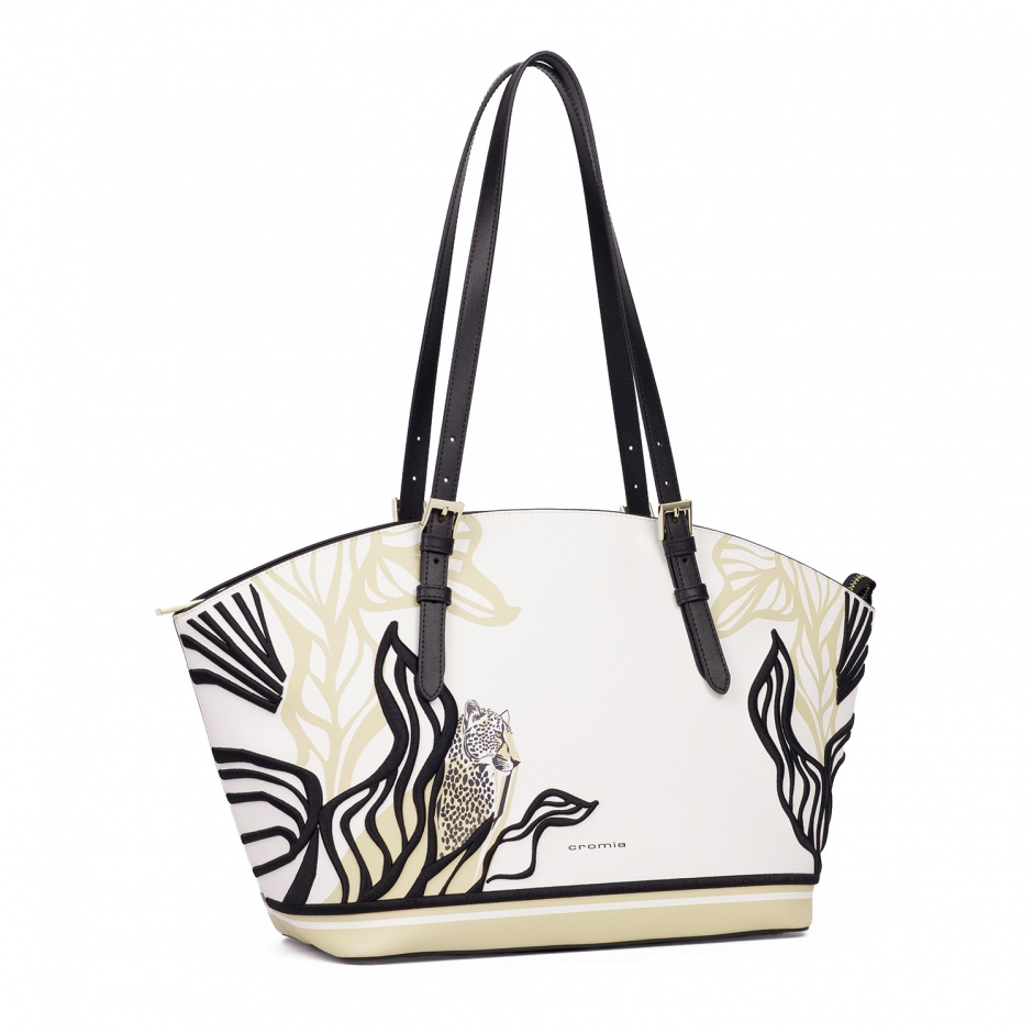 Cromia Geantă damă cu imprimeu Metro Leaf - vezi 2