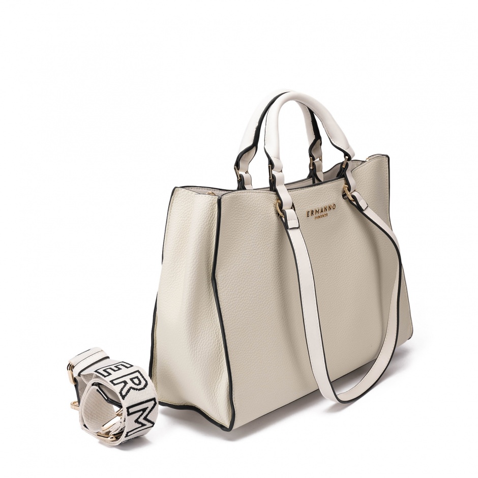 Ermanno Firenze Geantă damă bej - vezi 2