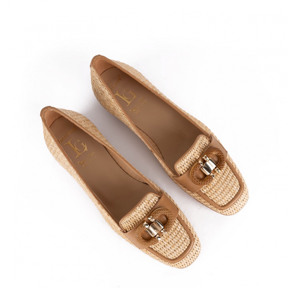 Luca Grossi Mocasini damă bej - vezi 3