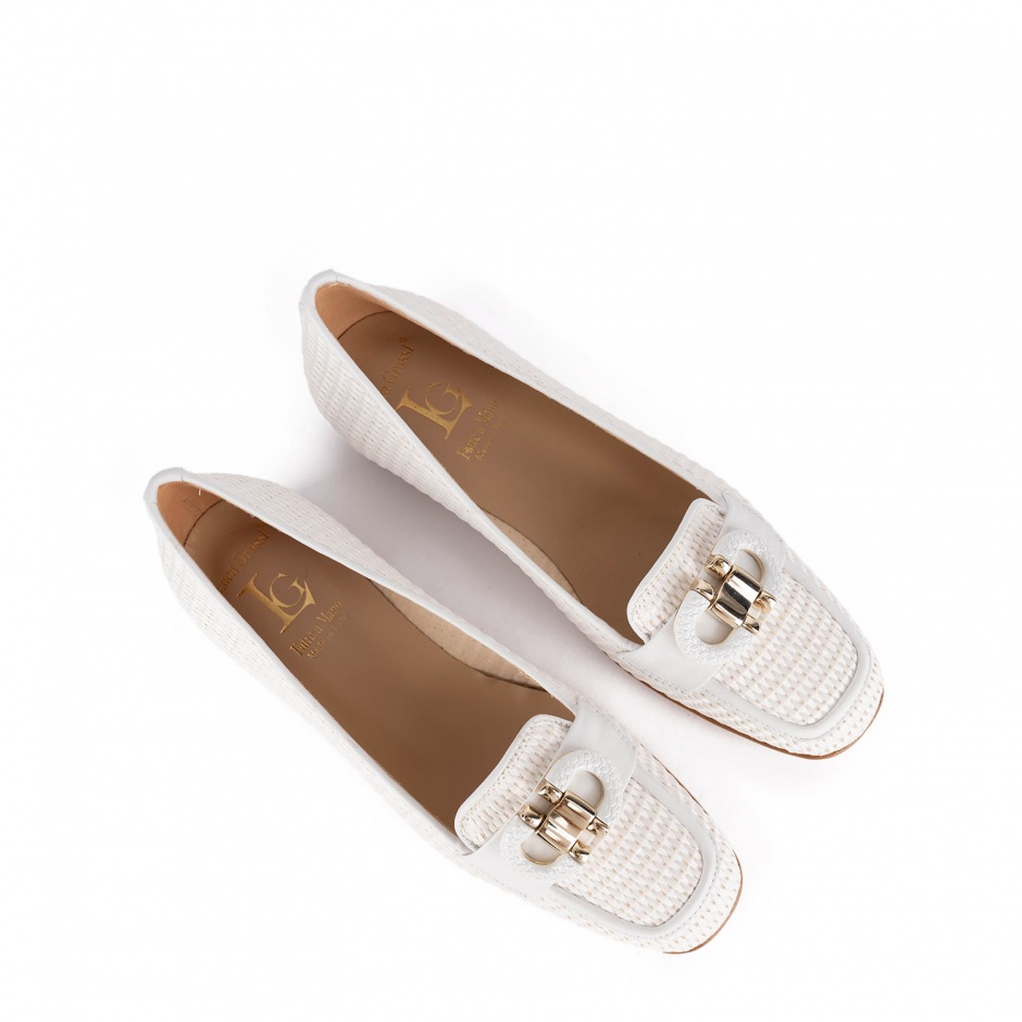 Luca Grossi Mocasini damă albi - vezi 3
