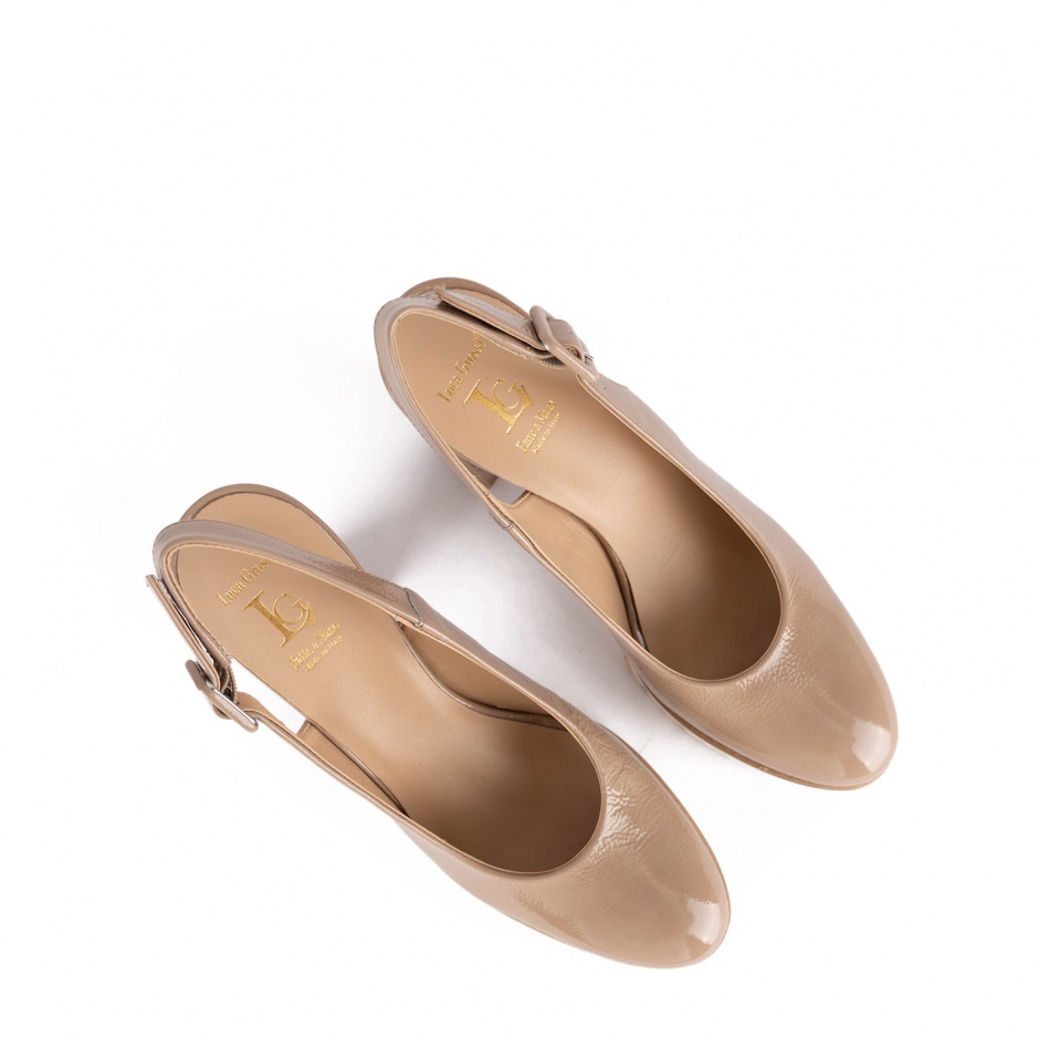 Luca Grossi Pantofi damă bej - vezi 4