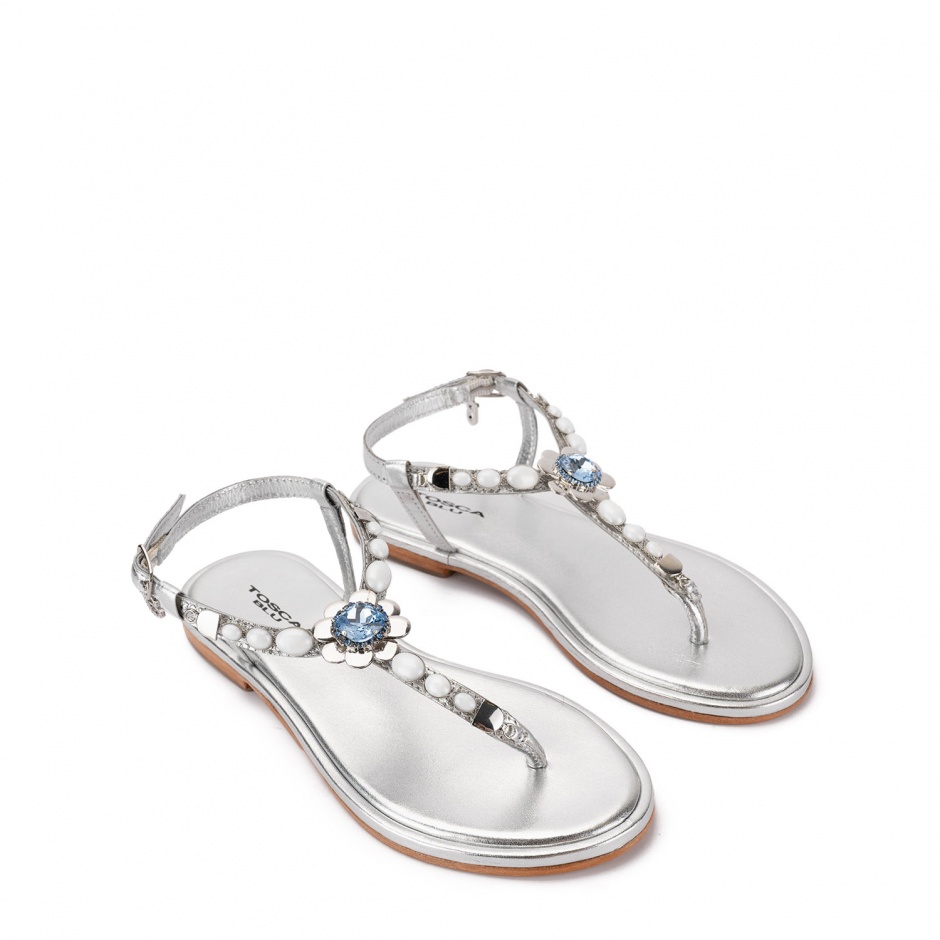TOSCA BLU Sandale argintii damă - vezi 2