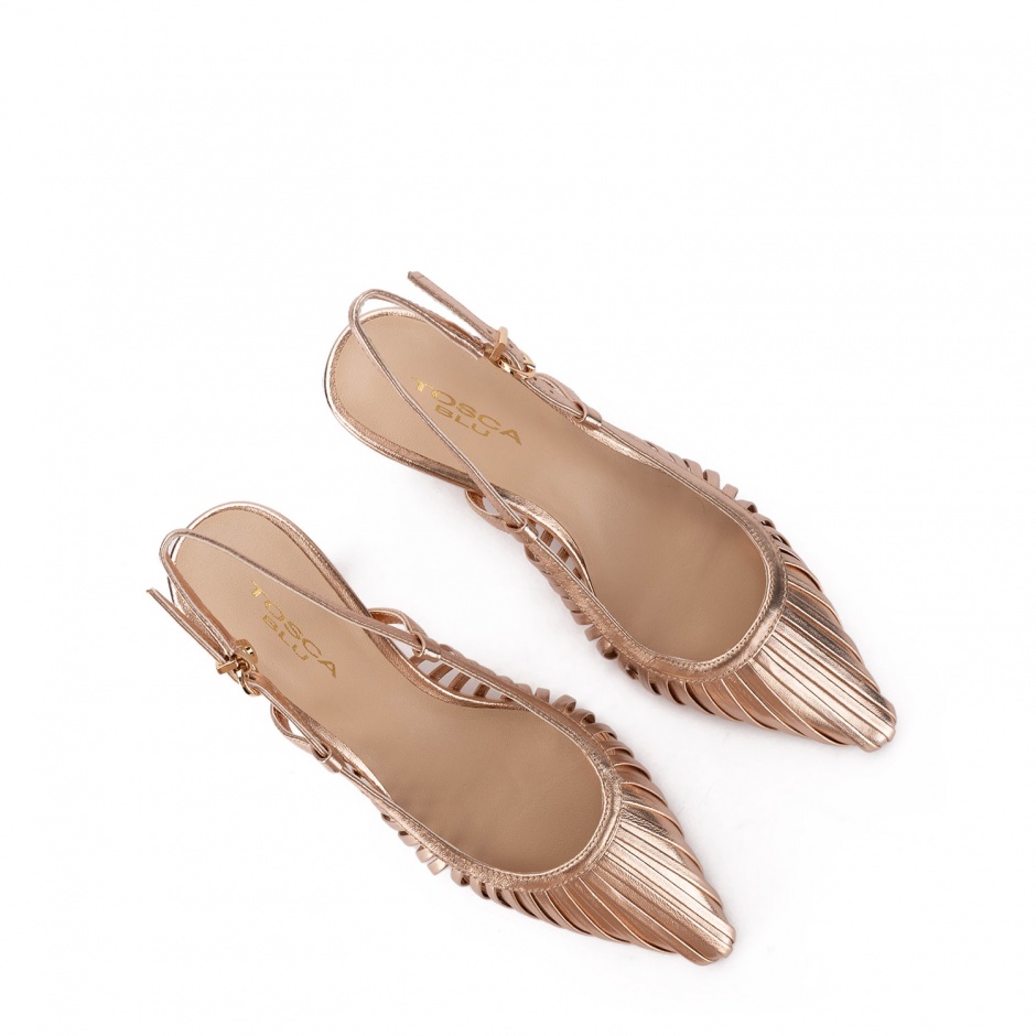 TOSCA BLU Pantofi damă roz-auriu - vezi 3