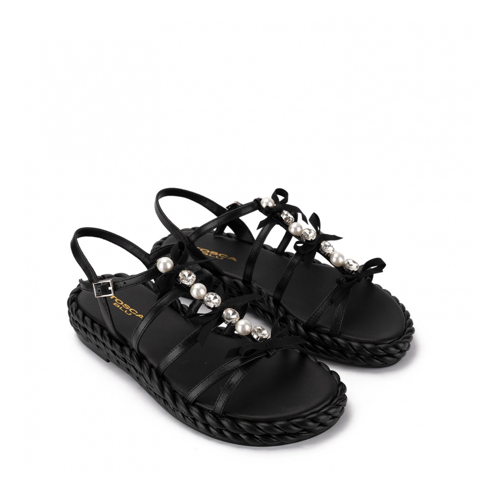 TOSCA BLU Sandale negre damă - vezi 2