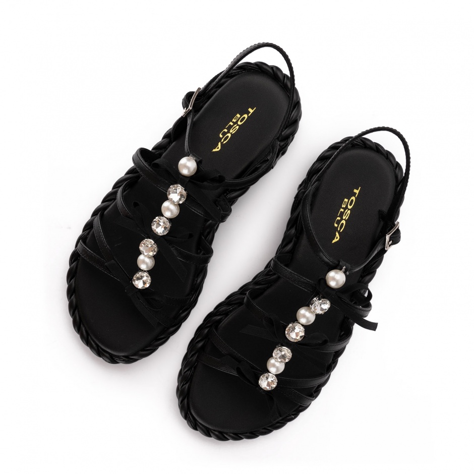 TOSCA BLU Sandale negre damă - vezi 3