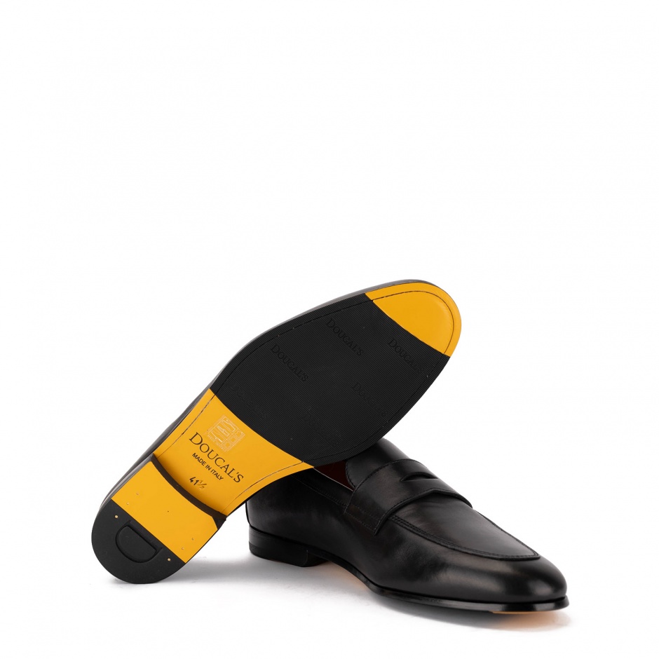 DOUCAL'S Mocasini negri bărbați - vezi 4
