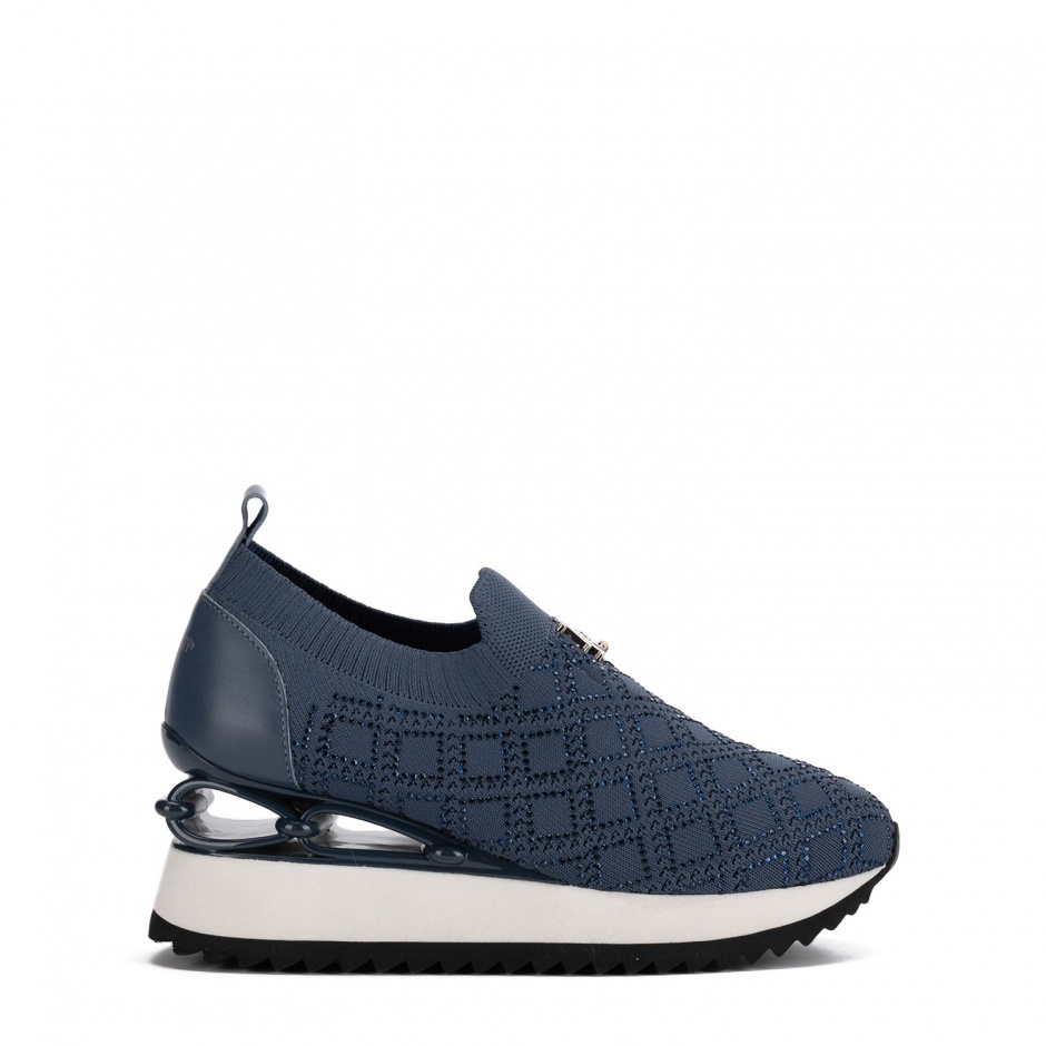RENZONI Adidași bleumarin damă cu platformă - vezi 1