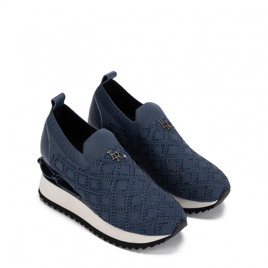 RENZONI Adidași bleumarin damă cu platformă - vezi 2