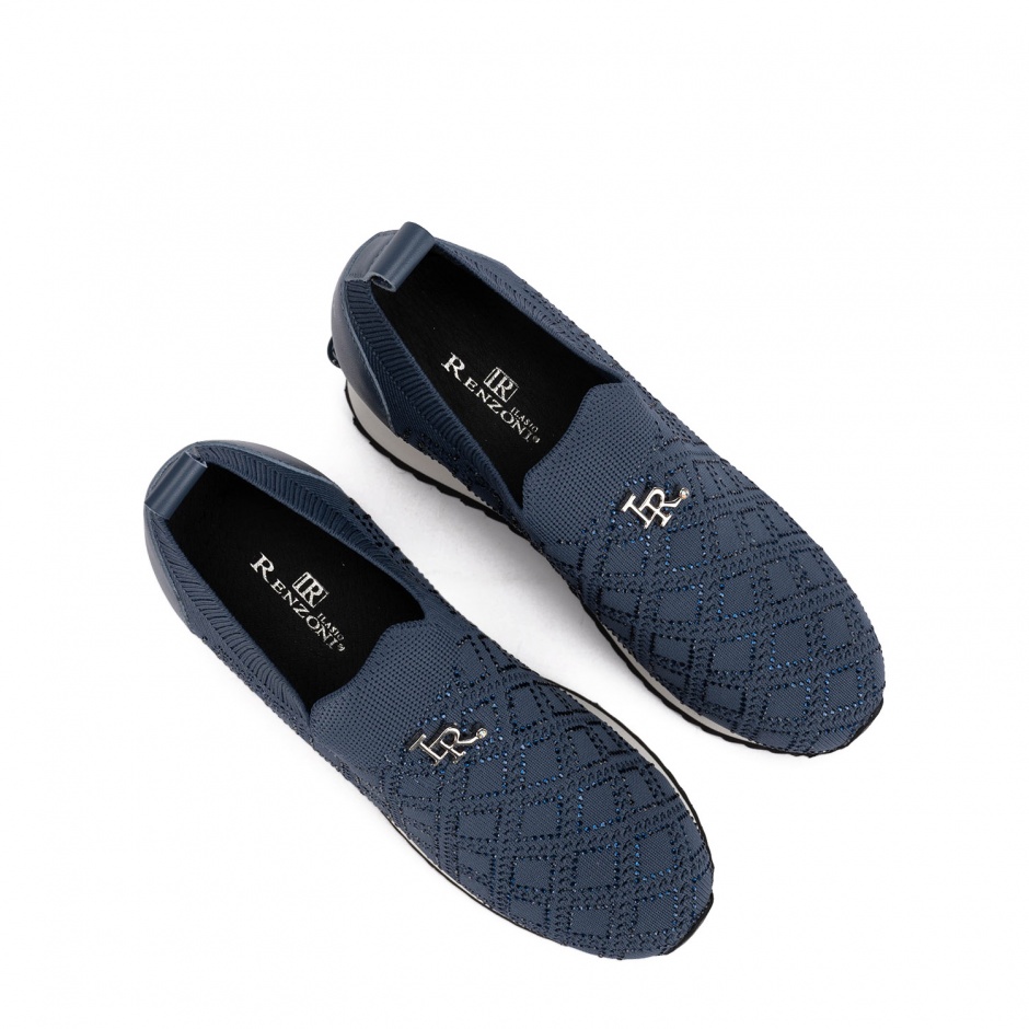RENZONI Adidași bleumarin damă cu platformă - vezi 3