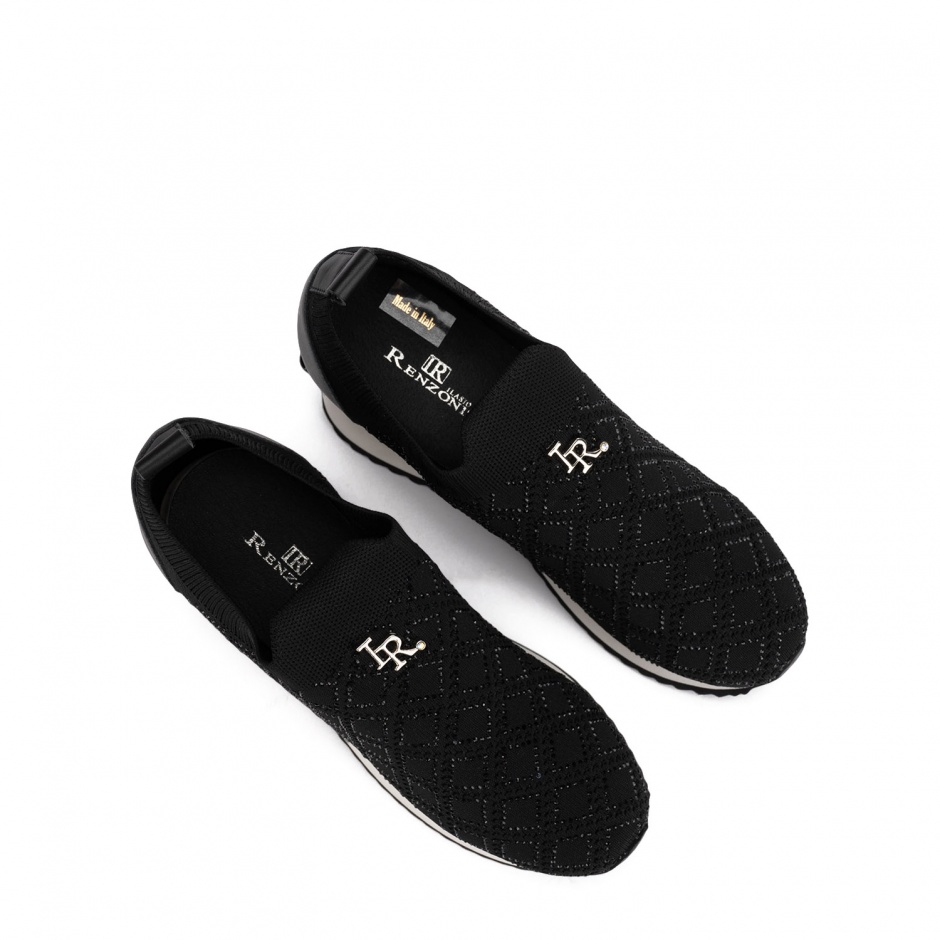 RENZONI Adidași negre damă cu platformă - vezi 3