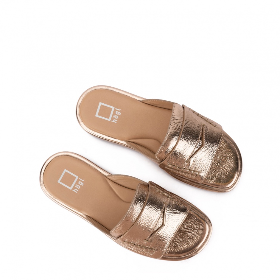 HÖGL Papuci damă aurii - vezi 2