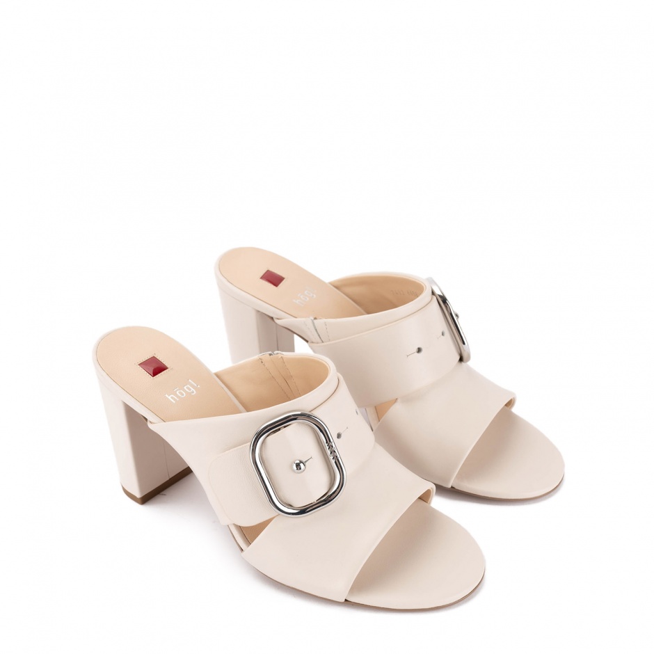 HÖGL Papuci damă din piele cu toc - vezi 2