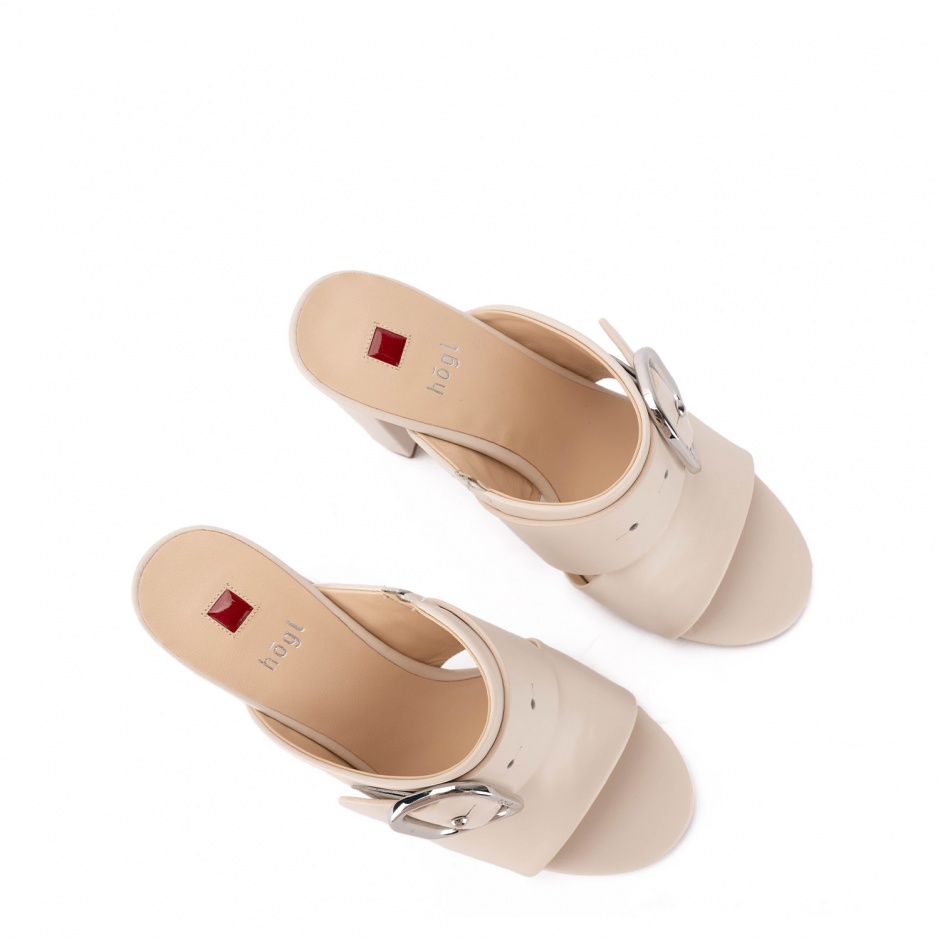 HÖGL Papuci damă din piele cu toc - vezi 3