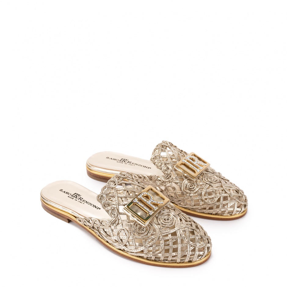 RENZONI Papuci damă aurii - vezi 2