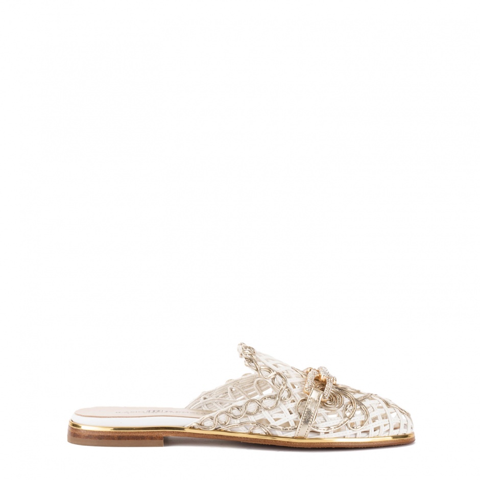 RENZONI Papuci damă albi - vezi 1