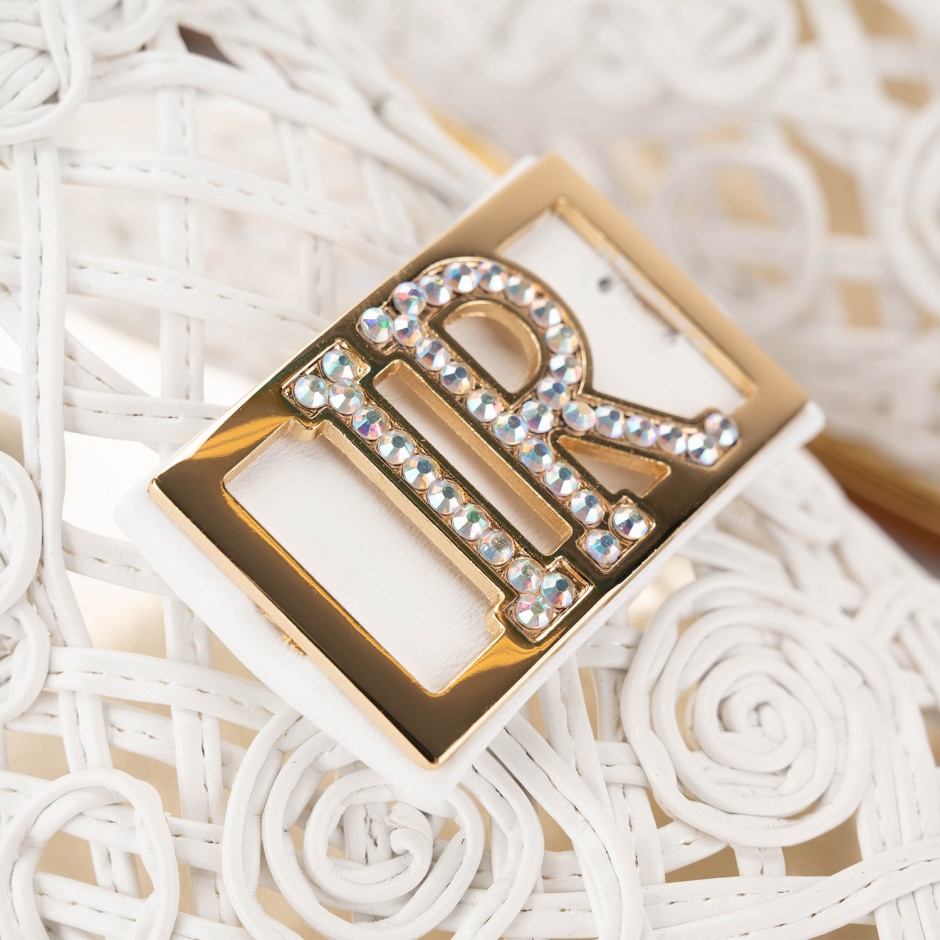 RENZONI Papuci damă albi - vezi 4