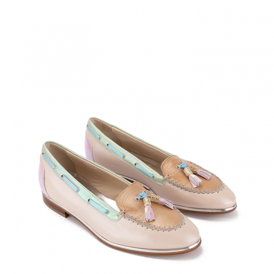 RENZONI Mocasini damă bej - vezi 2