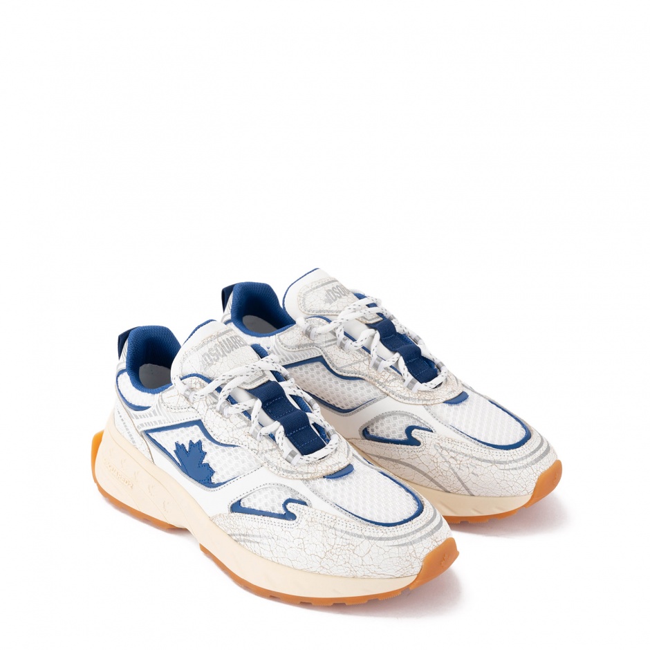 Dsquared2 Sneakers bărbați albi Sprinter - vezi 2 - Pepina.ro Dsquared2 Sneakers bărbați albi Sprinter - vezi 2