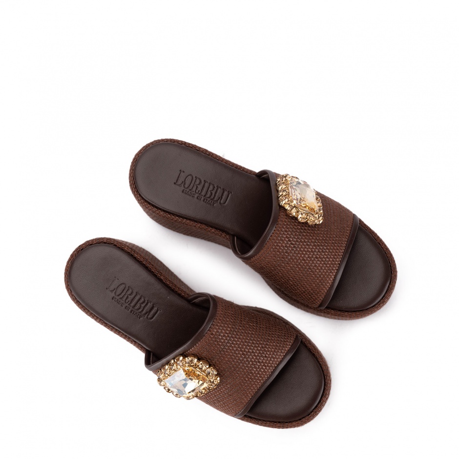 Loriblu Papuci damă maro - vezi 3