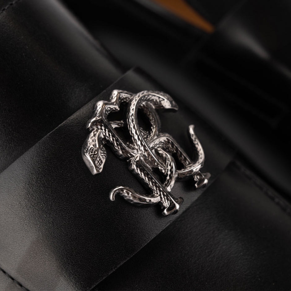 Roberto Cavalli Moccasini bărbați negri - vezi 4