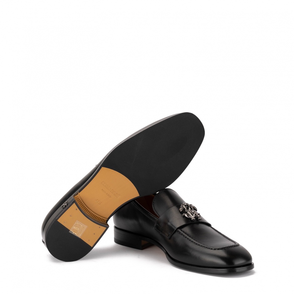 Roberto Cavalli Moccasini bărbați negri - vezi 5