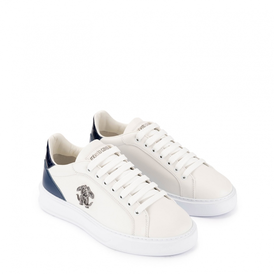 Roberto Cavalli Pantofi sport bărbați albi - vezi 2