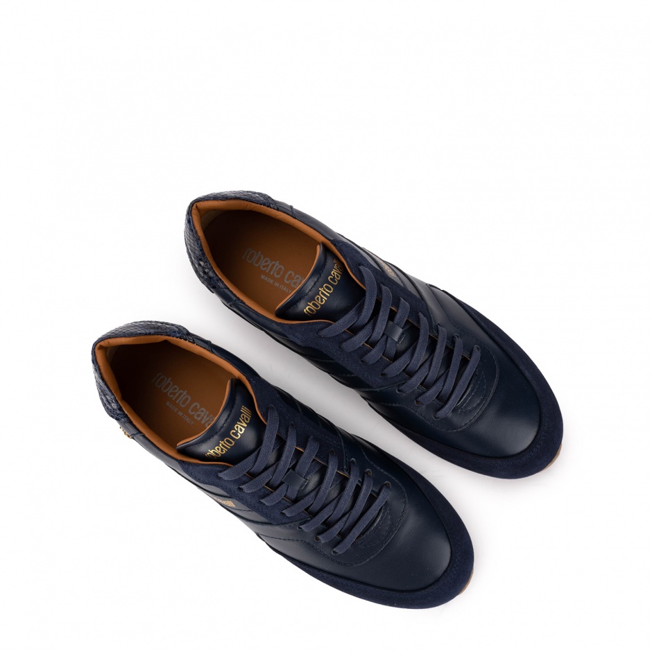 Roberto Cavalli Adidași bărbați bleumarin - vezi 3