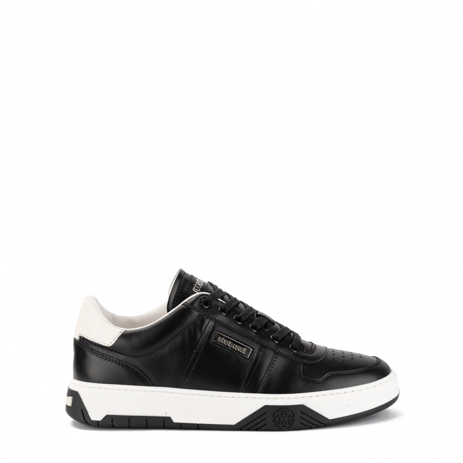 Roberto Cavalli Adidași bărbați negri - vezi 1