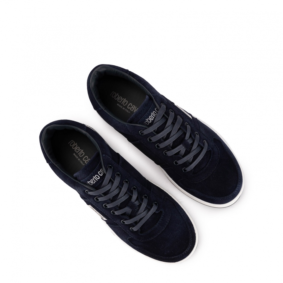 Roberto Cavalli Adidași bărbați bleumarin - vezi 3