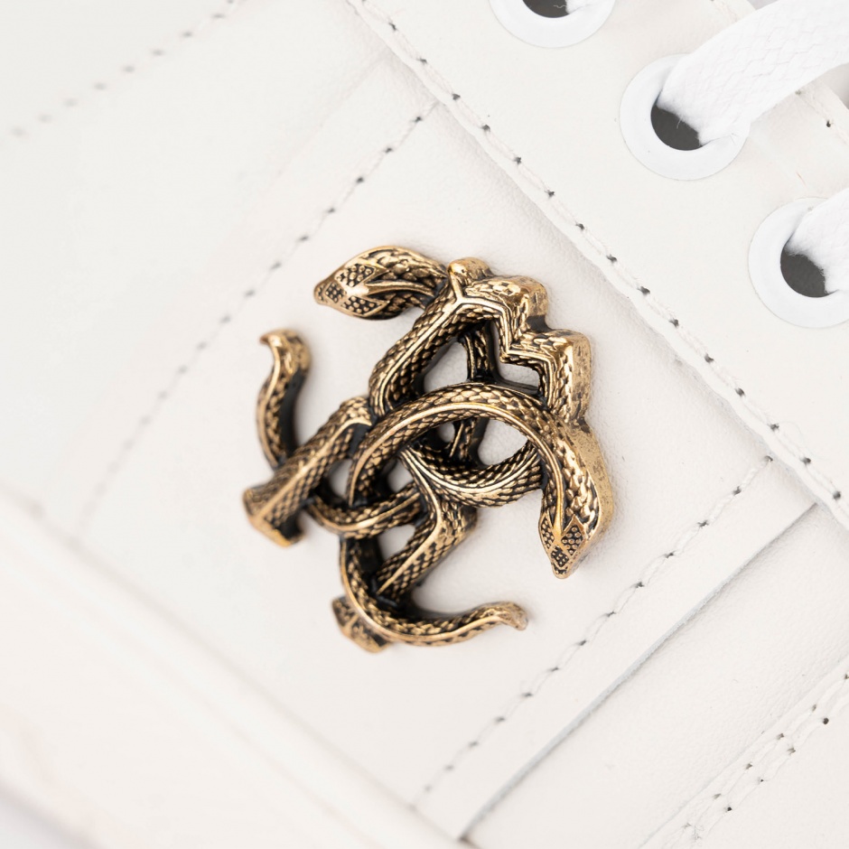 Roberto Cavalli Sneakers damă albi - vezi 4